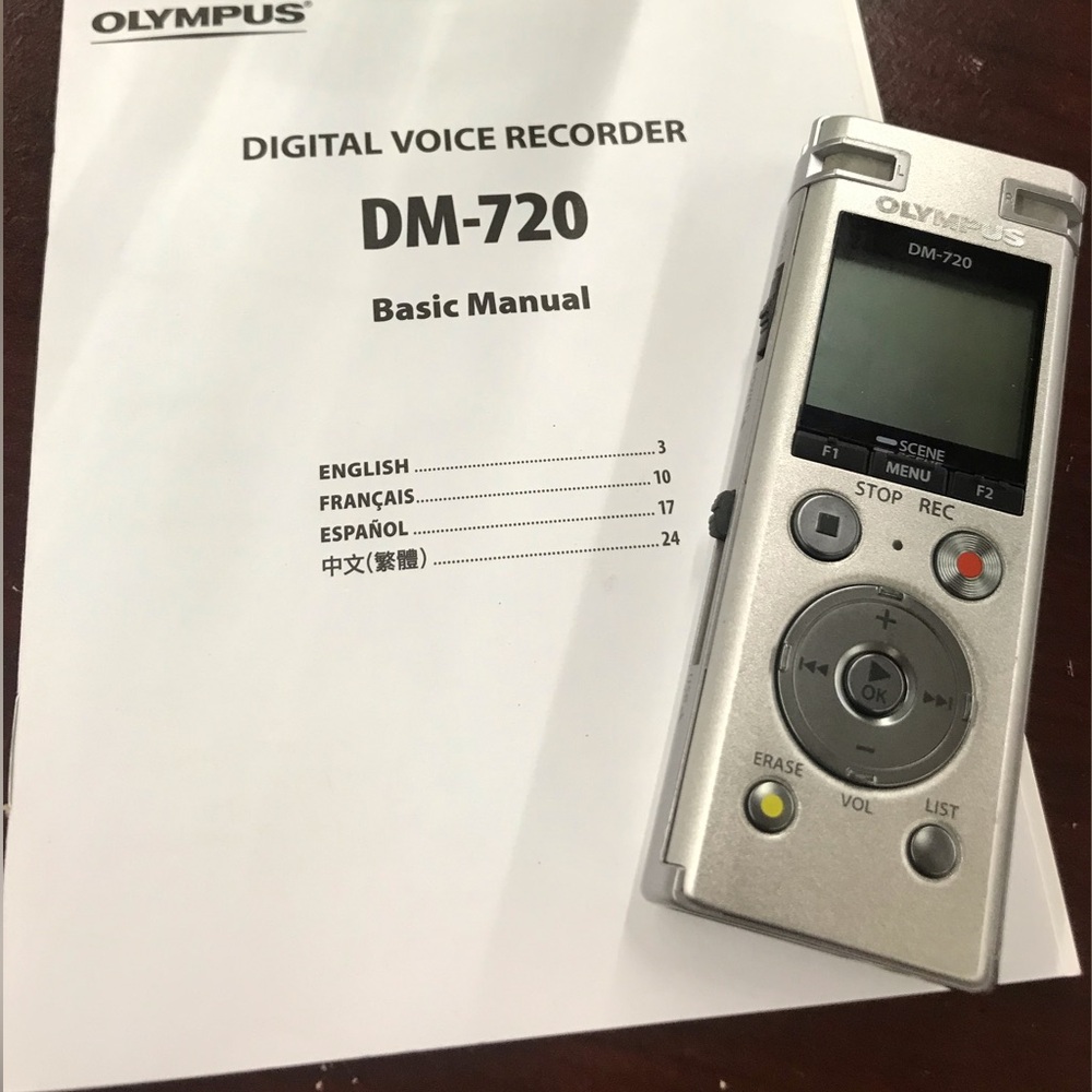 Olympus Digital voice recorder DM-720